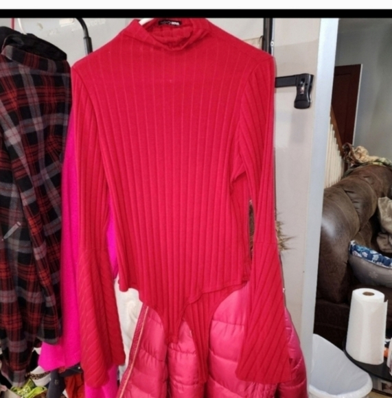 🍂🍁Fashion nova bell sleeve bodysuit size 2x - Picture 3 of 5